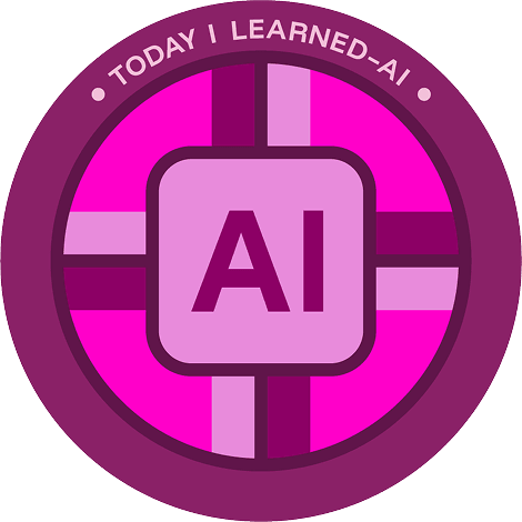 Today I Learned – AI logo